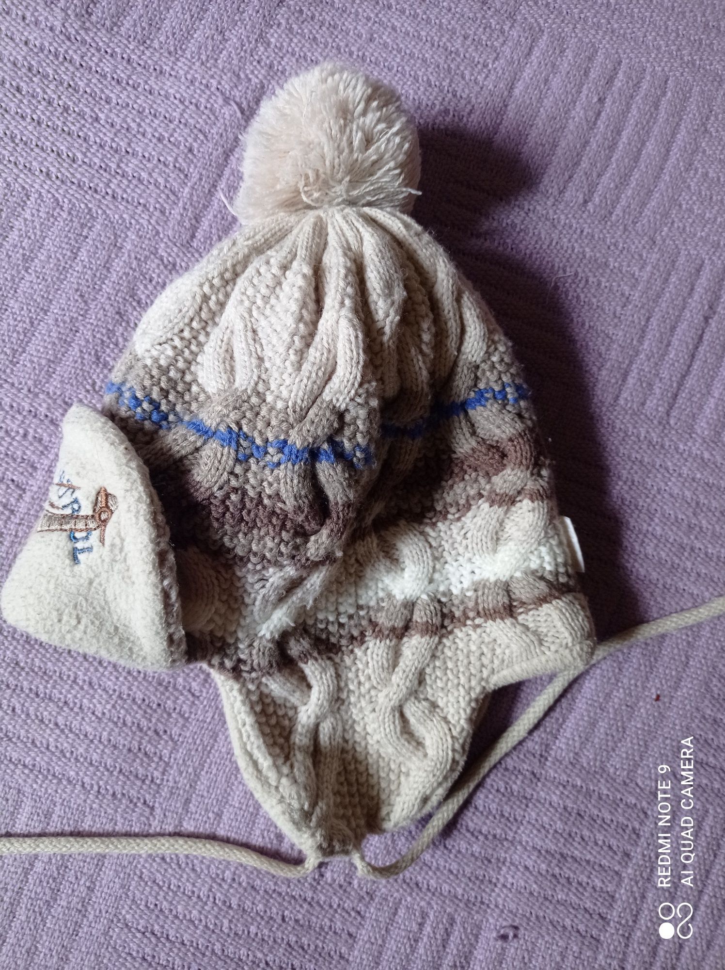 Шапка на мальчика 4-5 лет