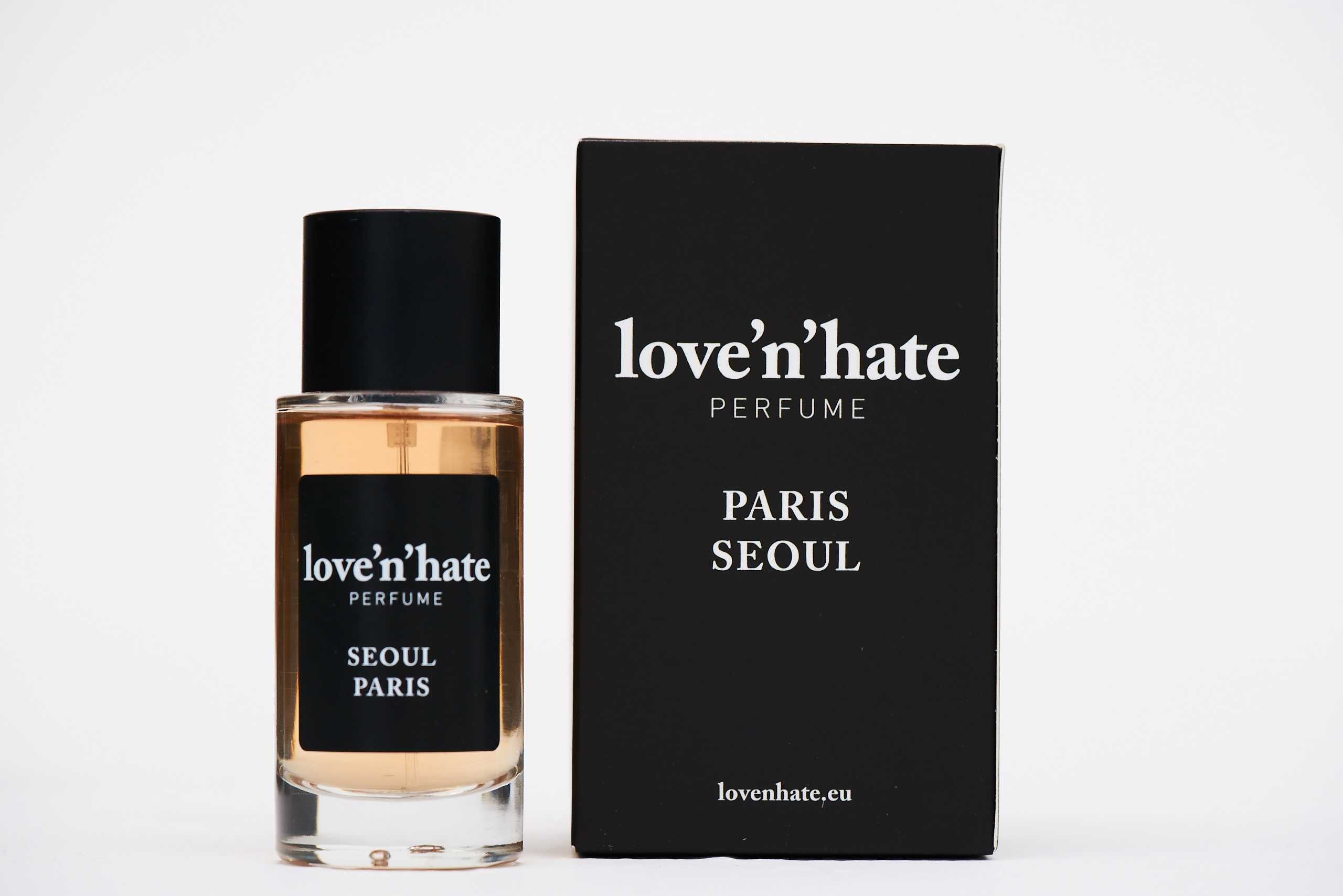 Nowe perfumy na kobiet, mężczyzn, Love'n'hate, PARIS SEOUL, 50 ml