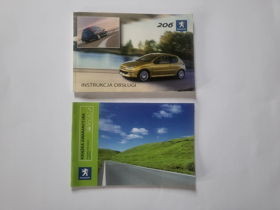 Instrukcja obsługi do samochodu Peugeot 206 Nowa Język Polski
