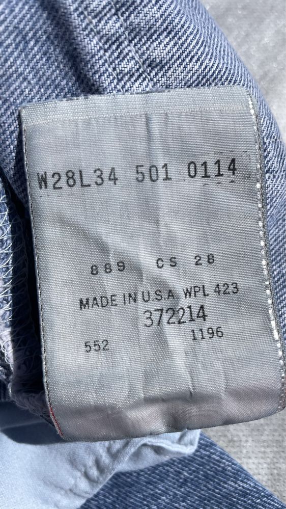 Джинси Levis 501 USA оригінал