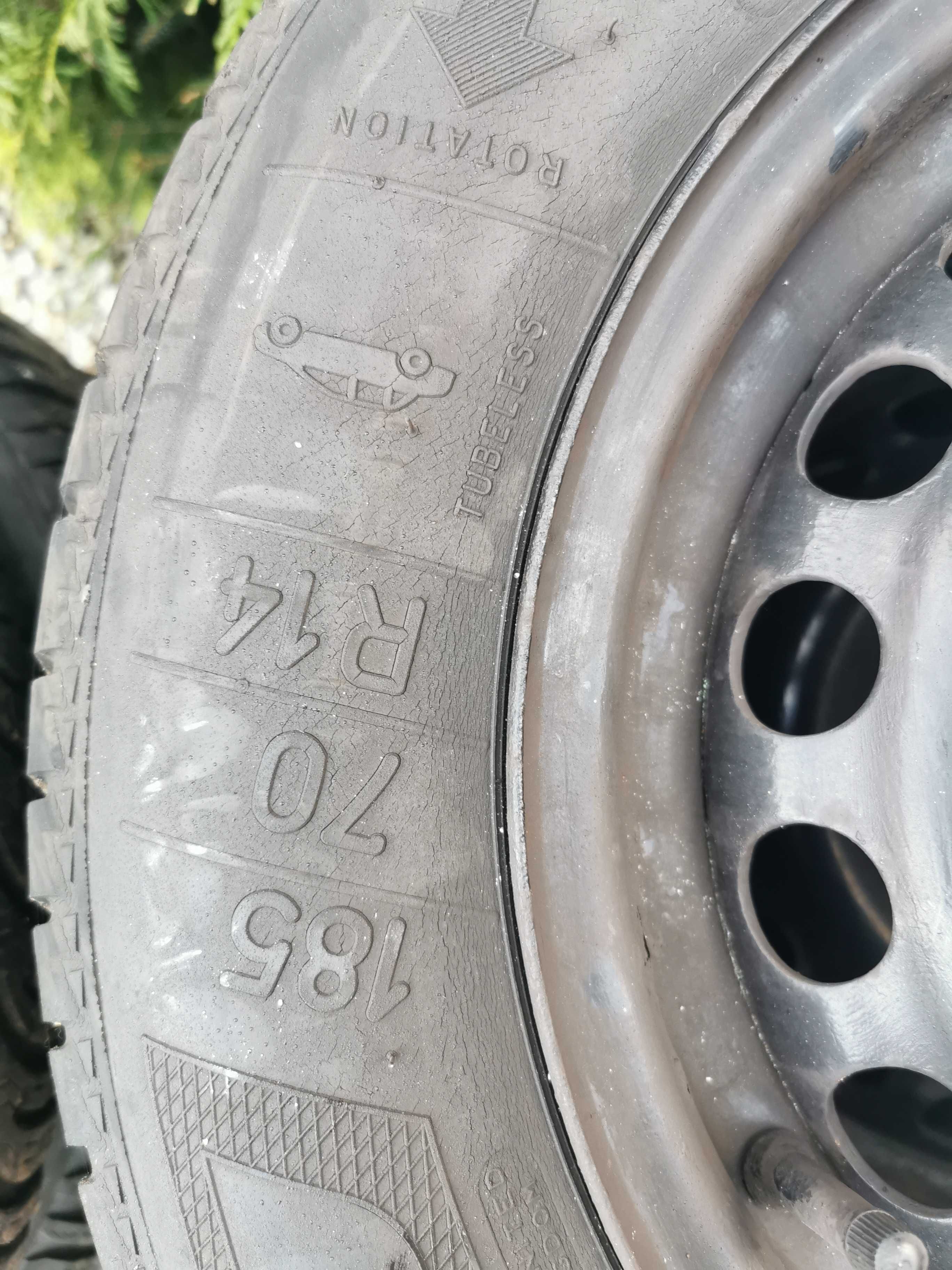 felgi z oponami 4x100 185/70r14 zima