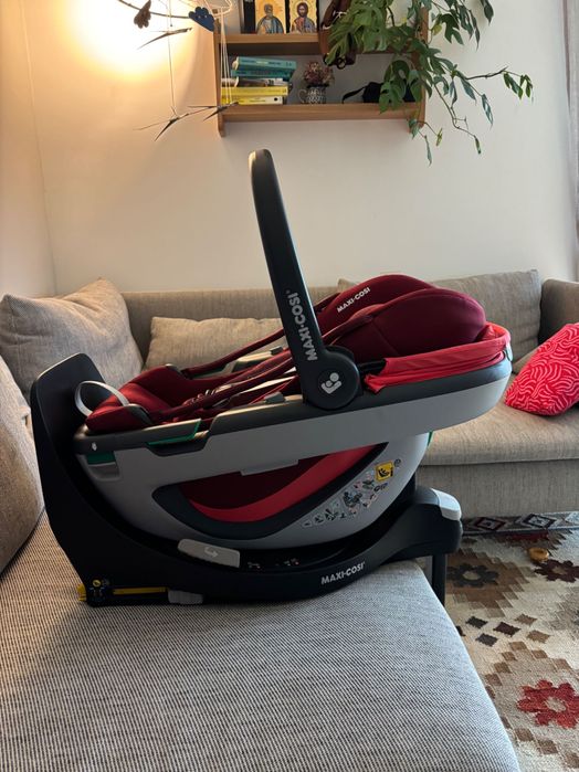 Fotelik maxi cosi coral 360 z bazą obrotową