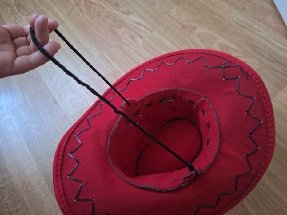 Kapelusz przebranie halloween karnawał kostium strój kowboj cowboy