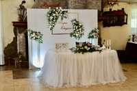 Весільне оформлення, стіл молодих, декор весілля, букет нареченої
