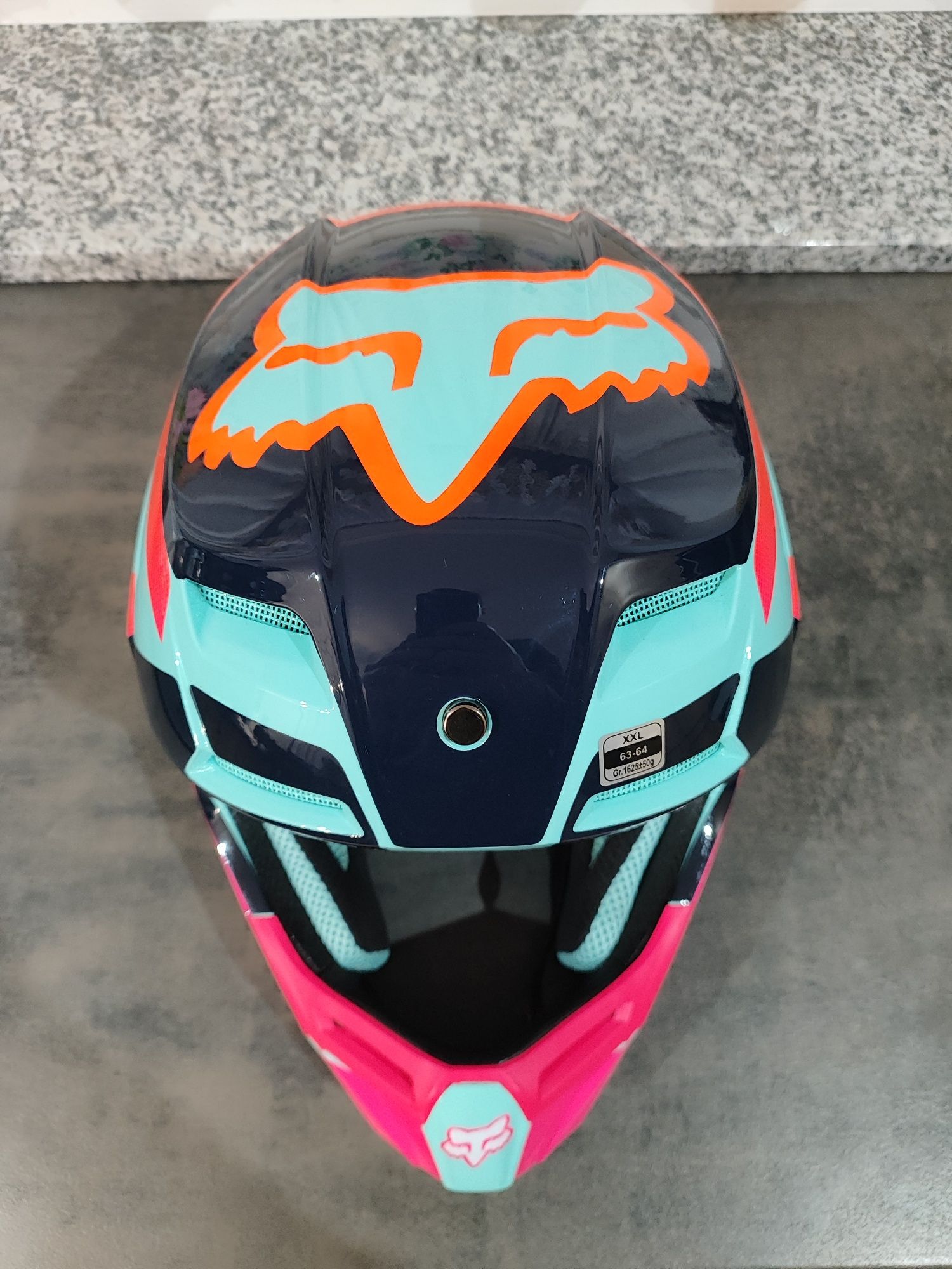 Kask FOX V2 Voke Aqua XXL