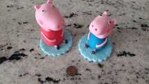 Świnka Peppa George figurki z masy cukrowej na tort