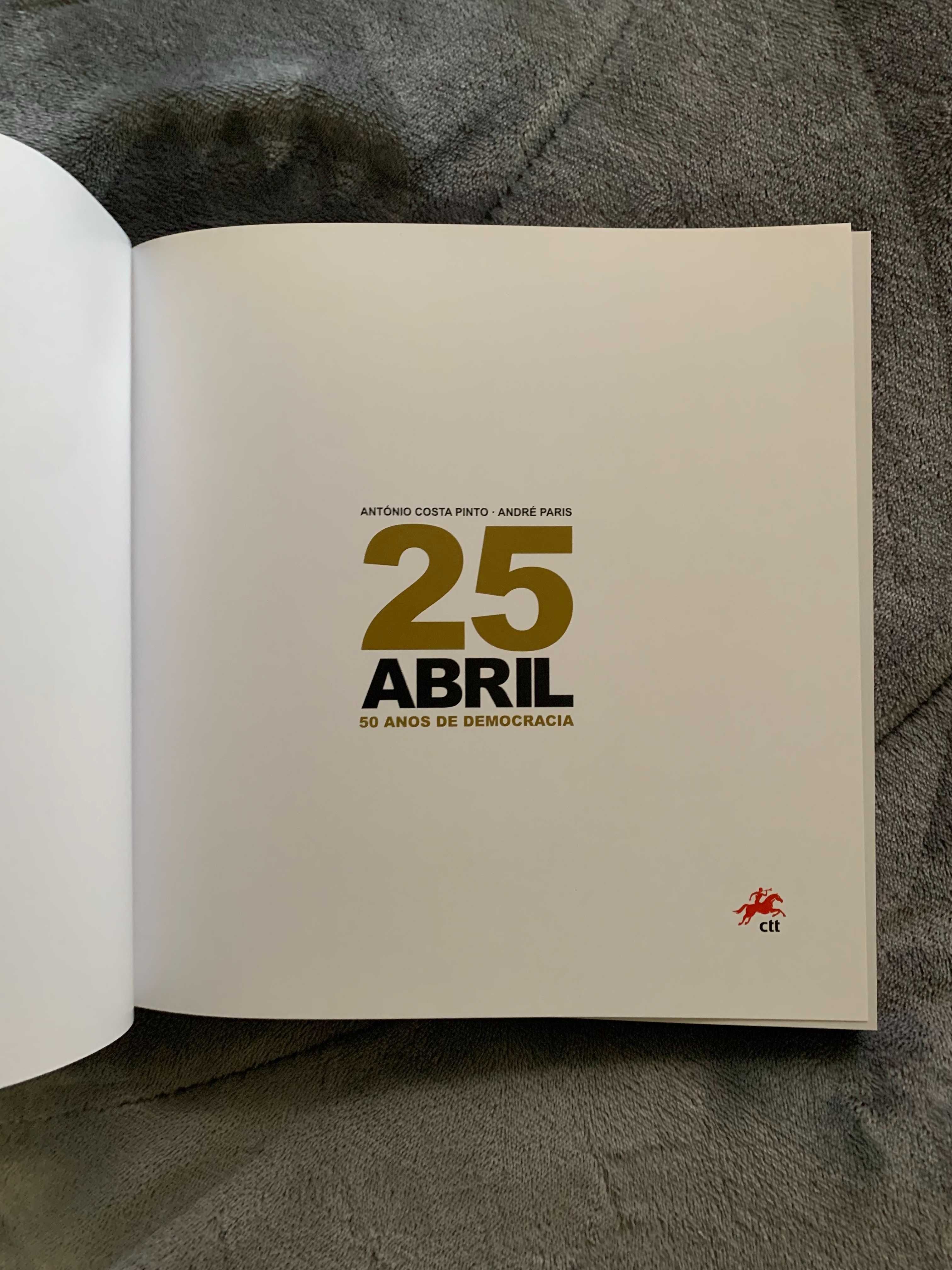 CTT - Livro 25 de Abril - 50 Anos de Democracia