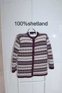 Richards &Jones 100%shetland, bez wad M