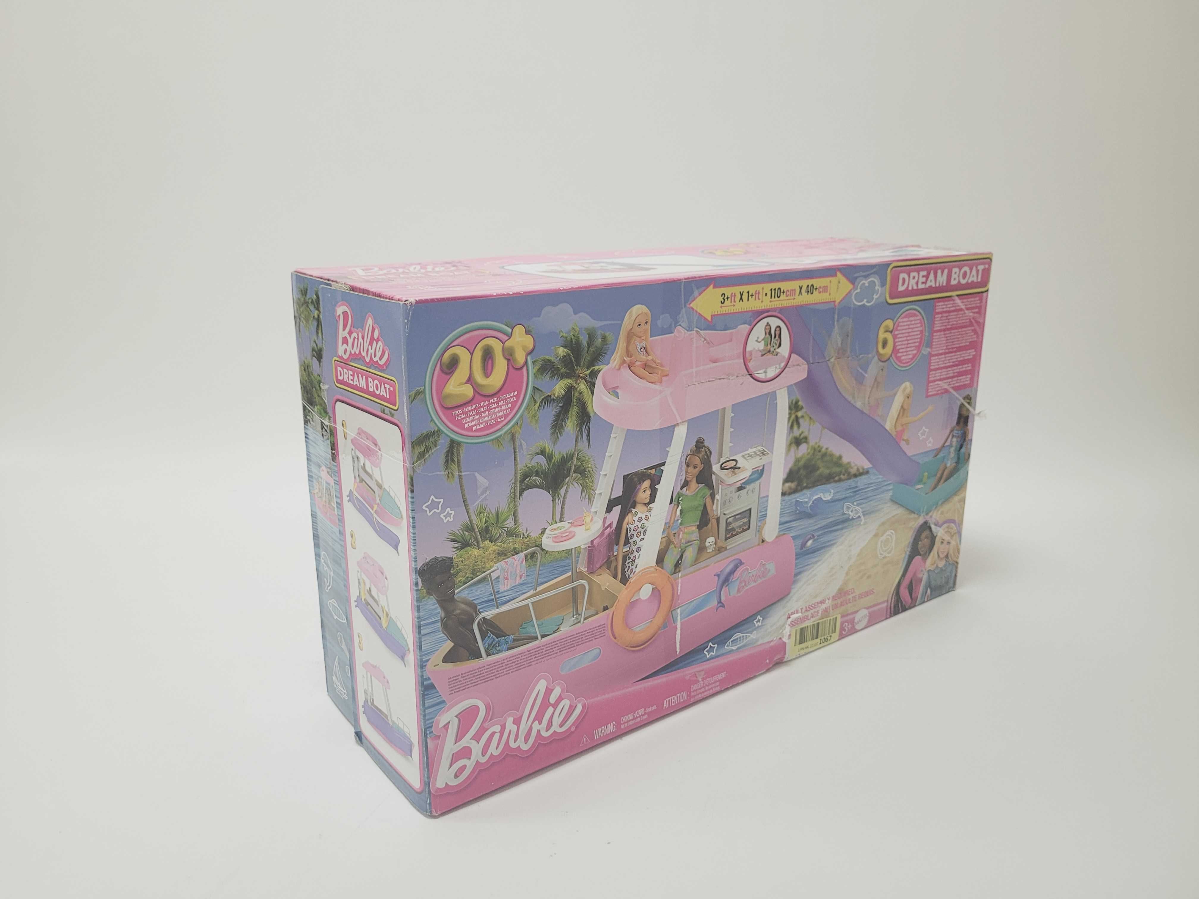 MATTEL Barbie Wymarzona Łódka DreamBoat HJV37-K9/(A/K)