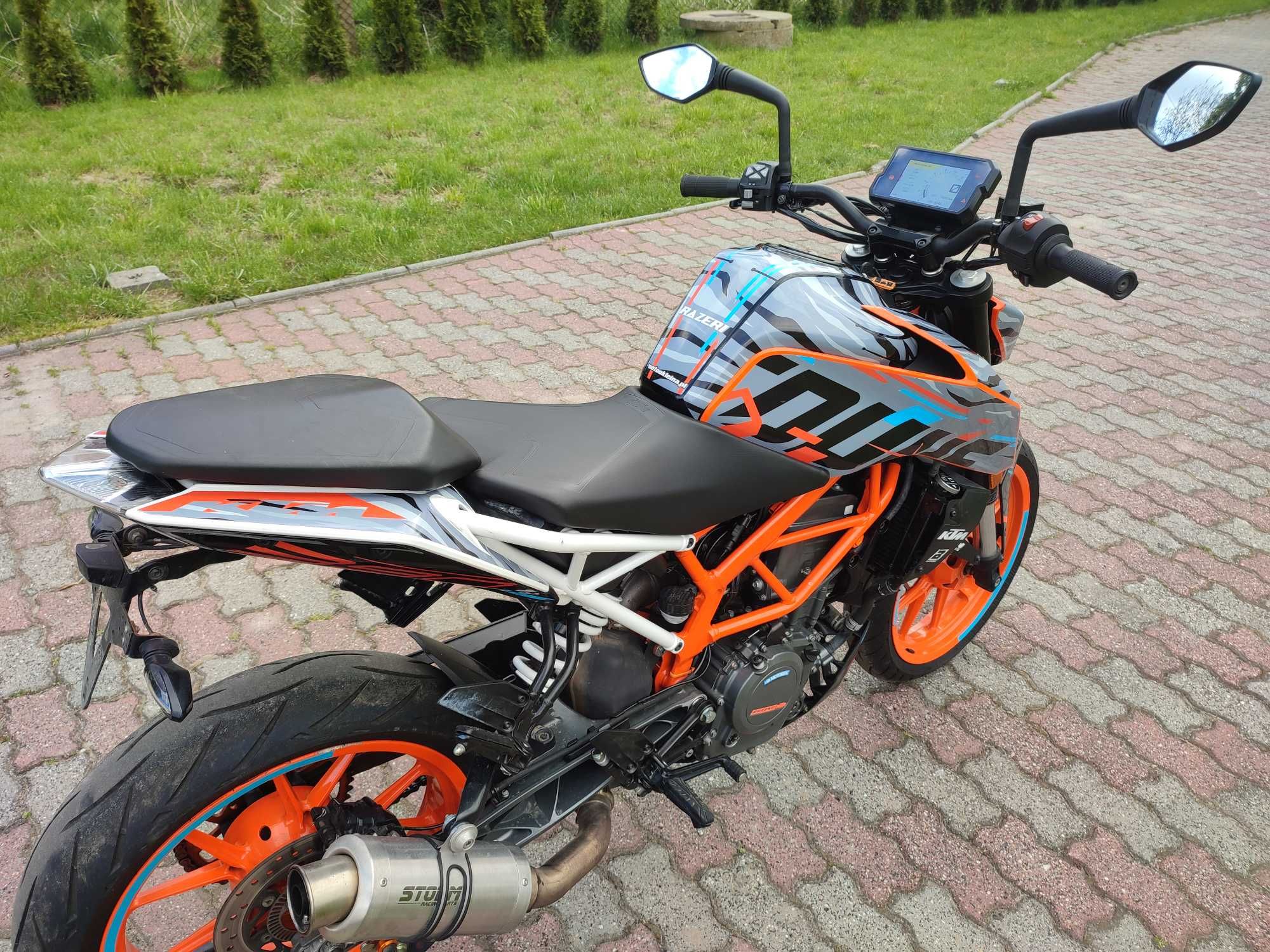 KTM DUKE 390 ABS 2020 Transport