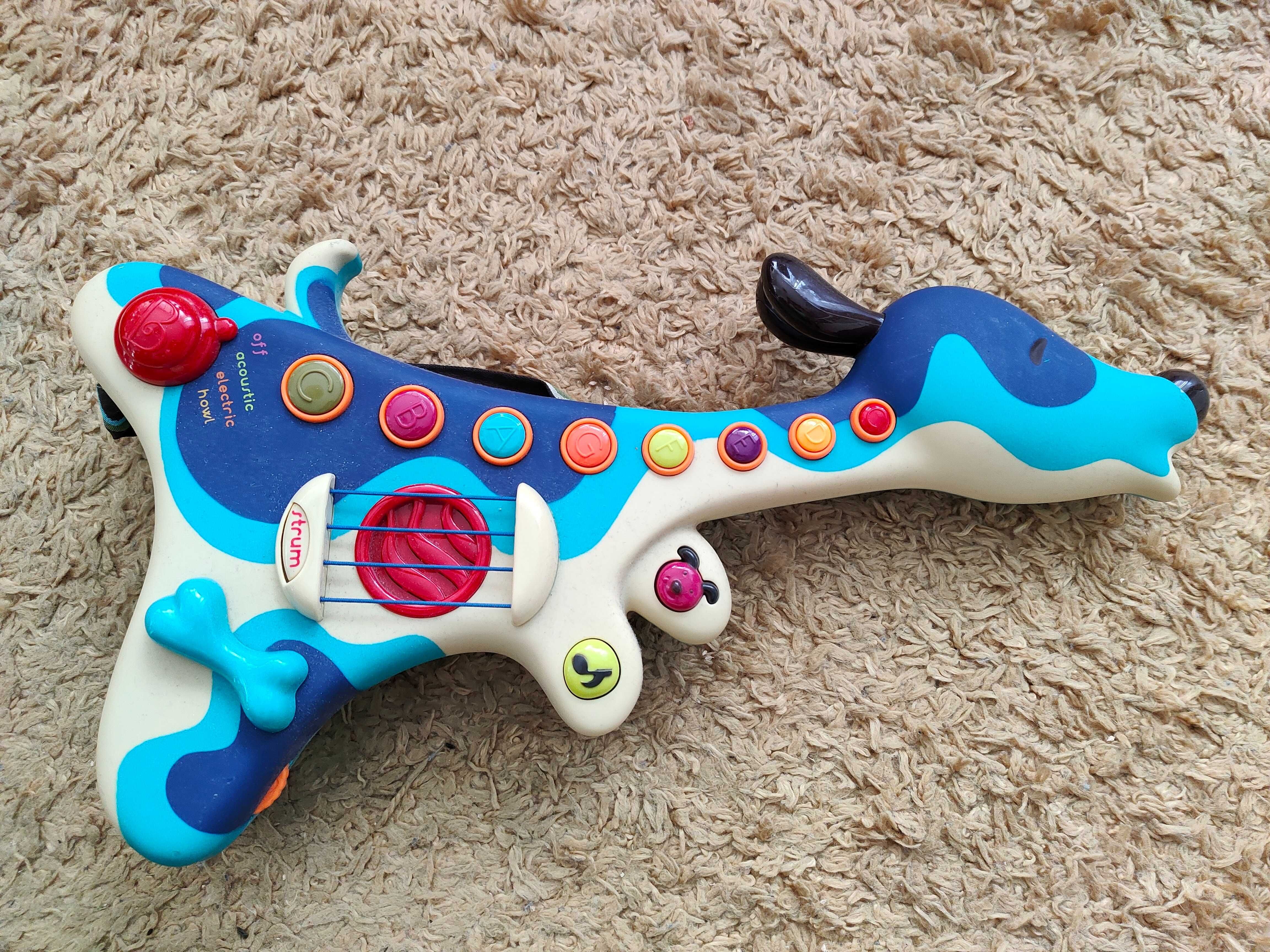 Gitara dla dzieci, Piesek Woofer, B.Toys