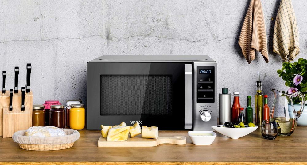 Kuchenka mikrofalowa mikrofalówka 20L 700W Vivax MWO-2079BG inox