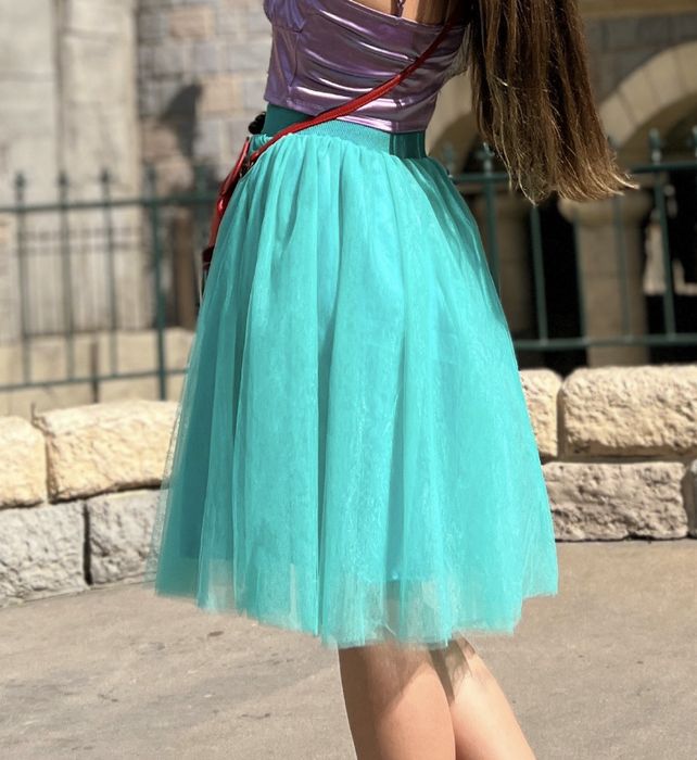 Спідниця фатинова кольору тіффані