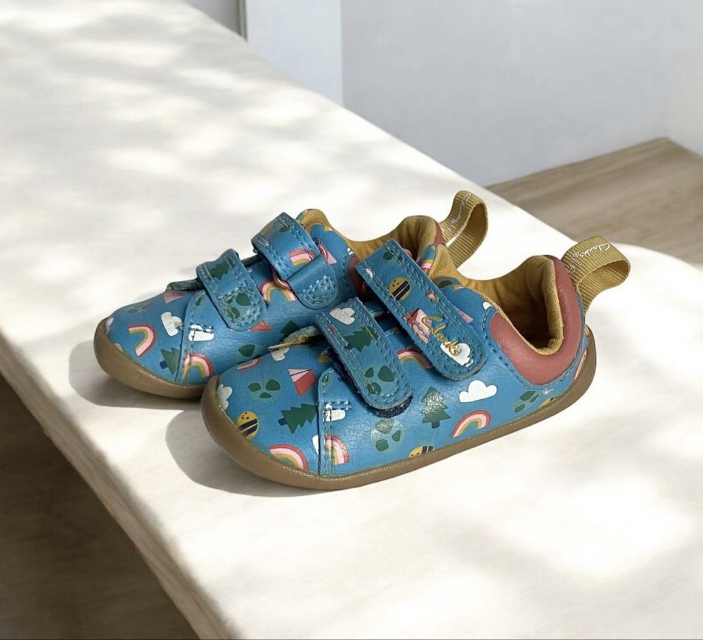 Оригінальні шкіряні мокасини, пінетки Clarks 19 розмір