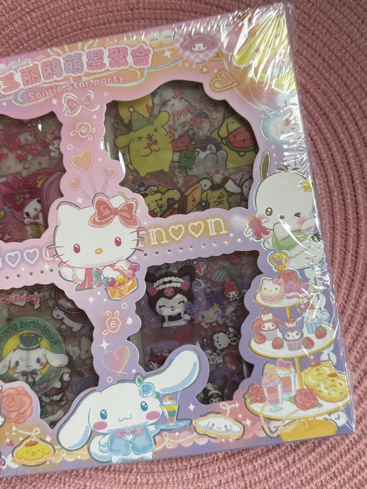 Hello Kitty, My Melody, Kuromi, наліпки наклейки Хеллоу Кітті Куромі