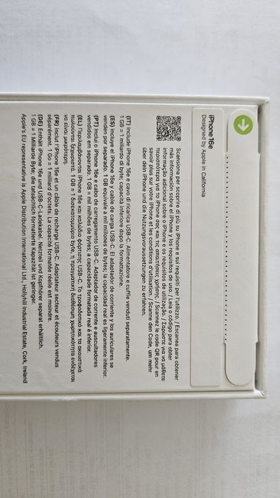 iPhone 16e 128gb - novo c/ garantia (caixa selada)