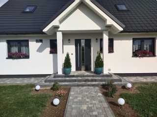 Dom z poddaszem użytkowym dom stan deweloperski szkieletowy 140,6m2