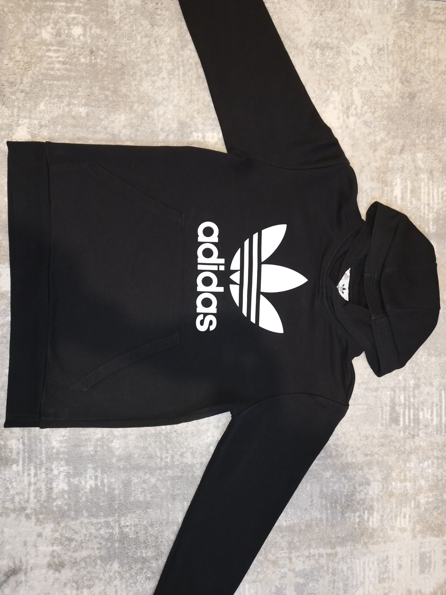 Bluza Czarna ADIDAS Męska 164cm
