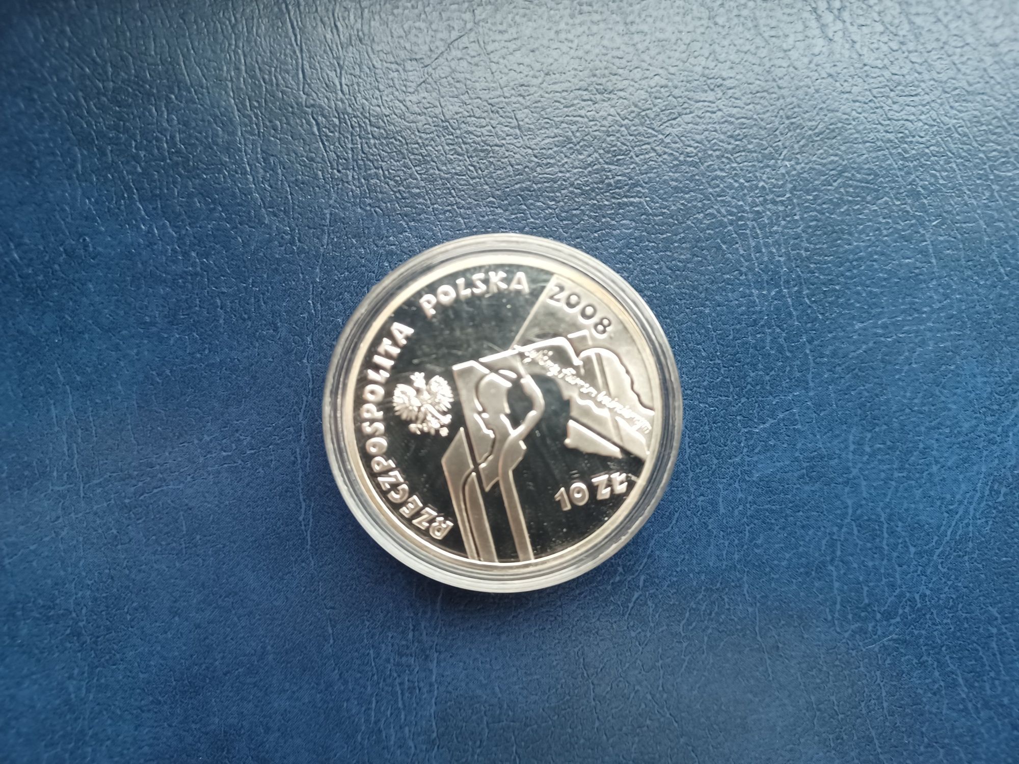 Moneta srebrna 10 zł 2008 Sybiracy NBP
