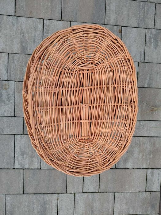 Legowisko dla psa wiklinowe szare + gratis