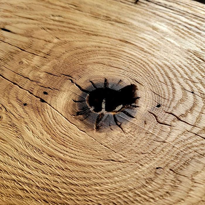 Ławka ławeczka drewniana dębowa rustykalna ze starego drewna