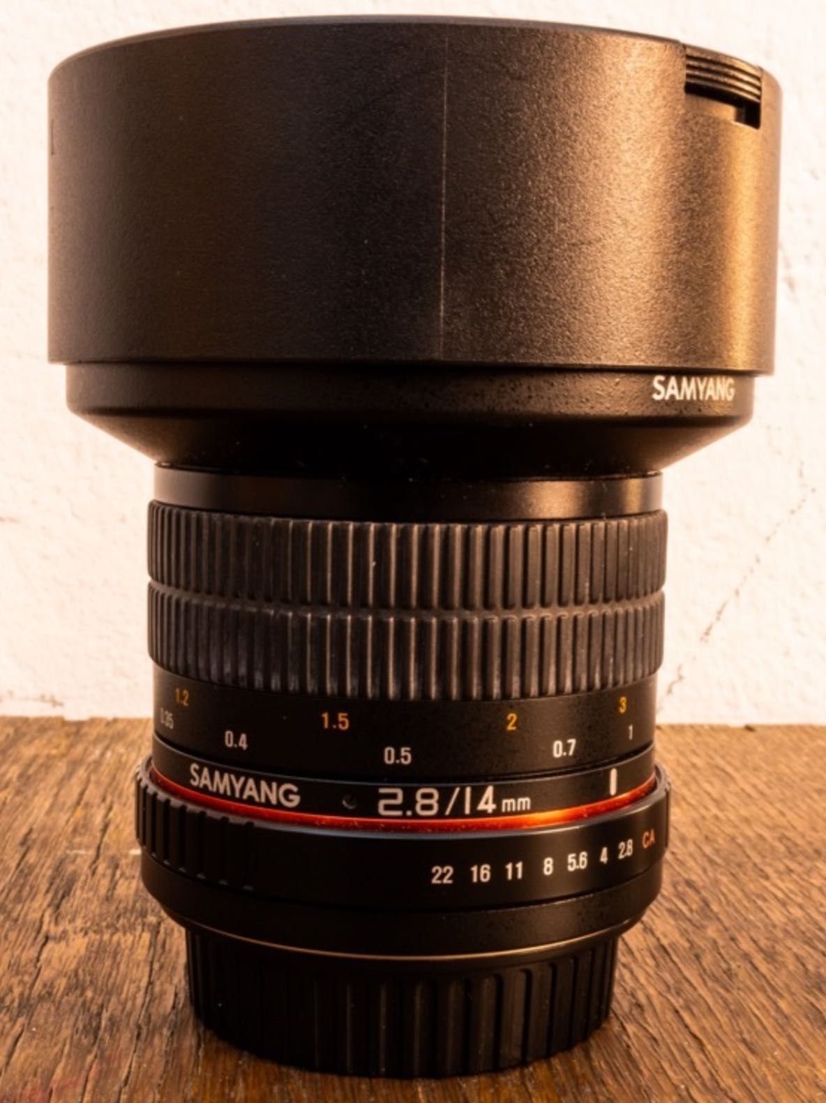 SAMYANG 14 mm f / 2.8 IF ED UMC obiektyw dla canon