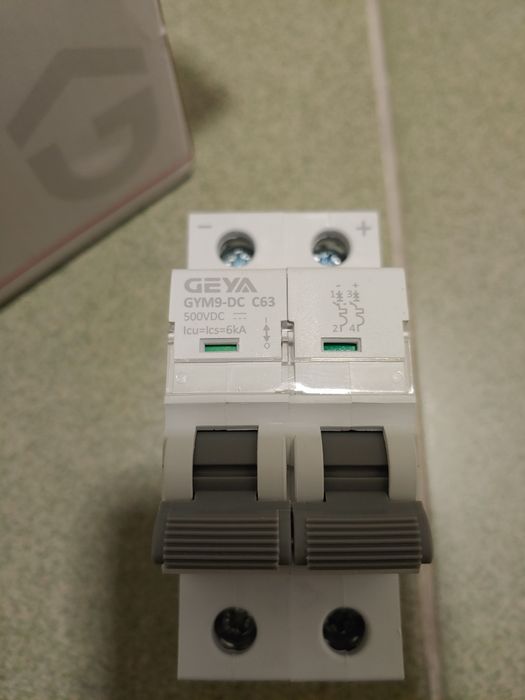 Диференційний автомат GEYA GYM9VDC-63