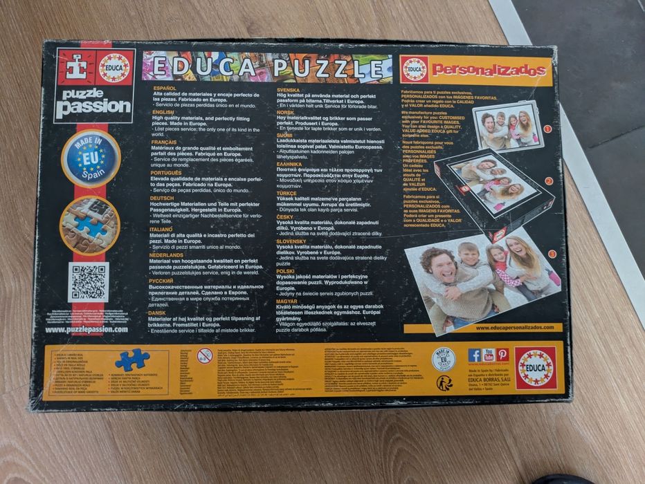 Puzzle Historical world map de 8000 peças Completo