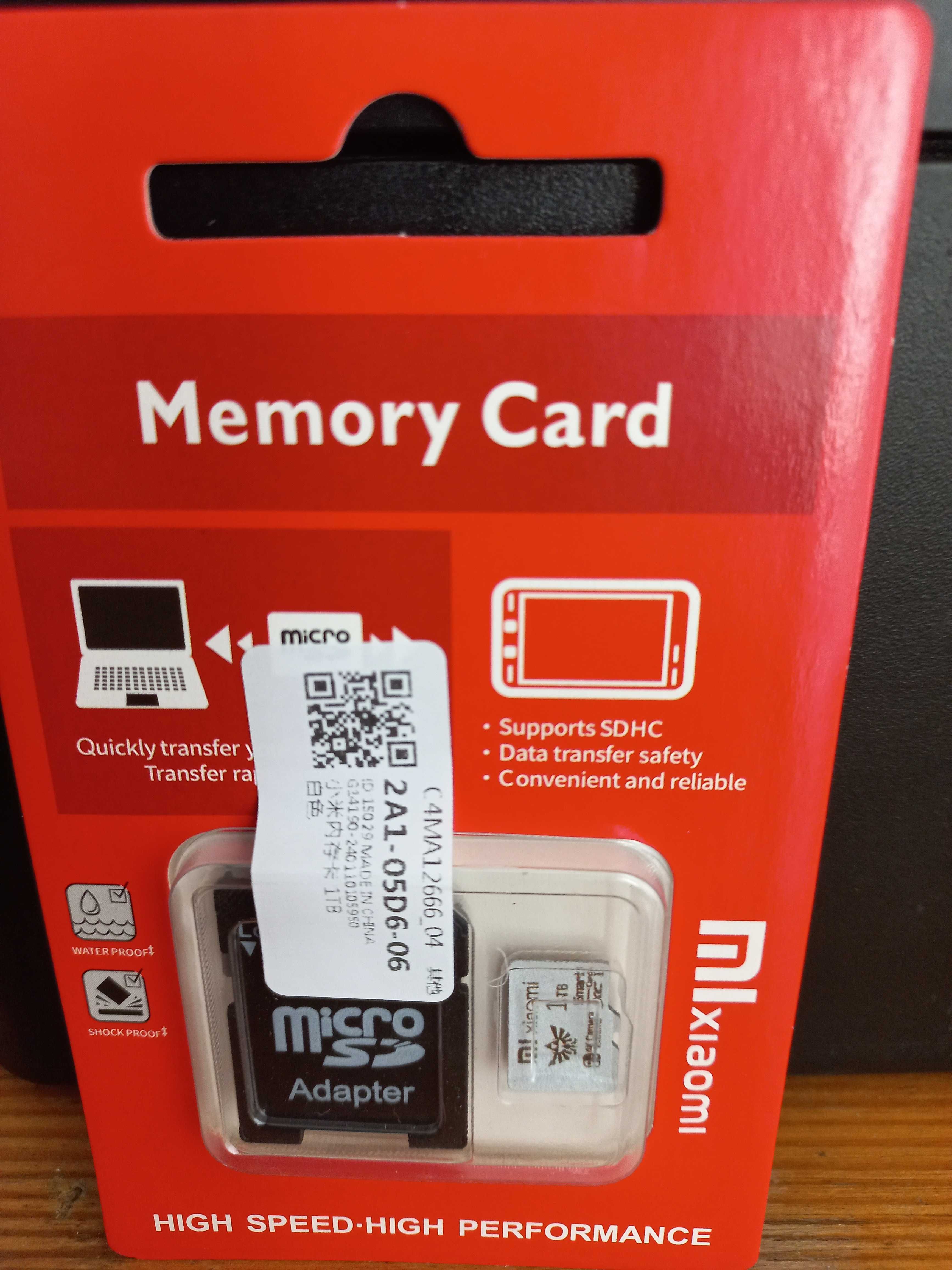 Karty pamięci XIAOMI Micro SD 1TB+128 GB szybkie
