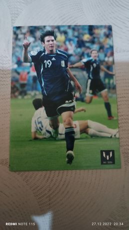 Karta Official Messi card collection #44 Argentyna 2013