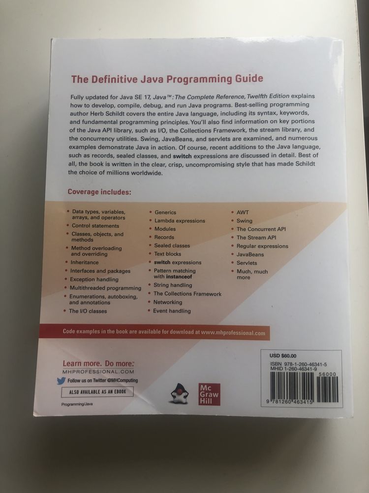 Java: The Complete Reference