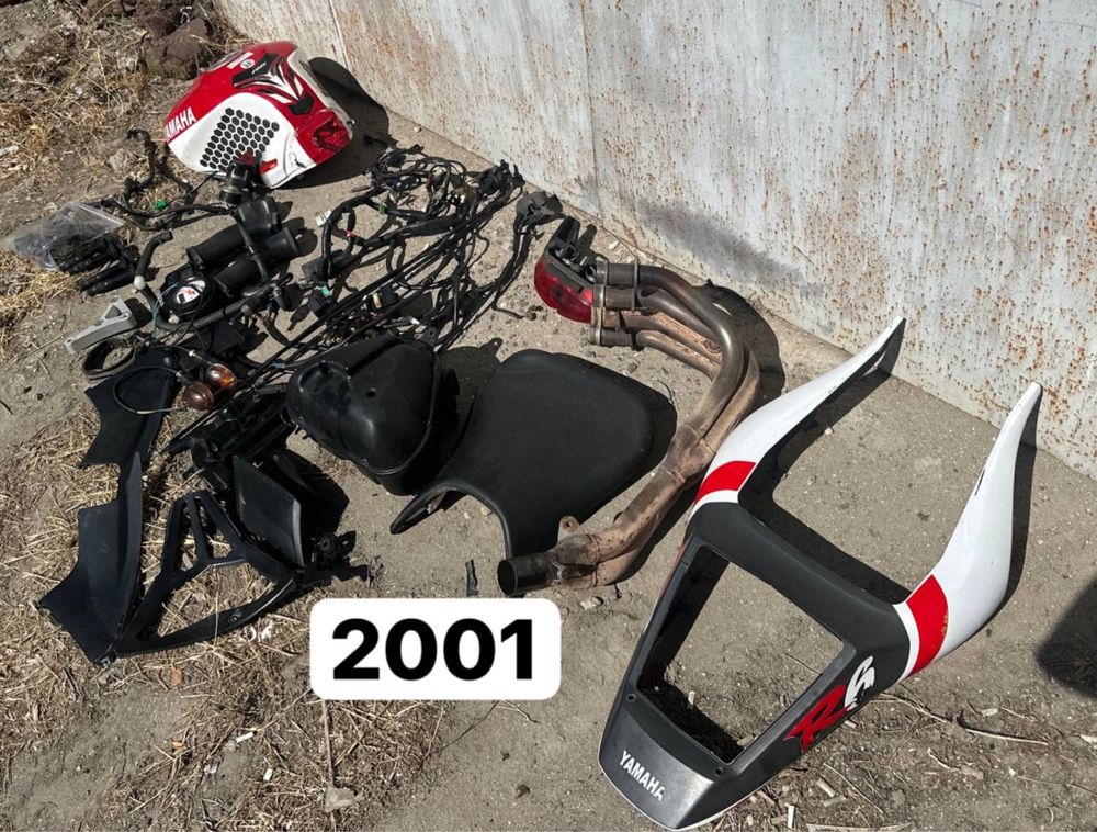 Разбор Yamaha R6 2003 и 2001