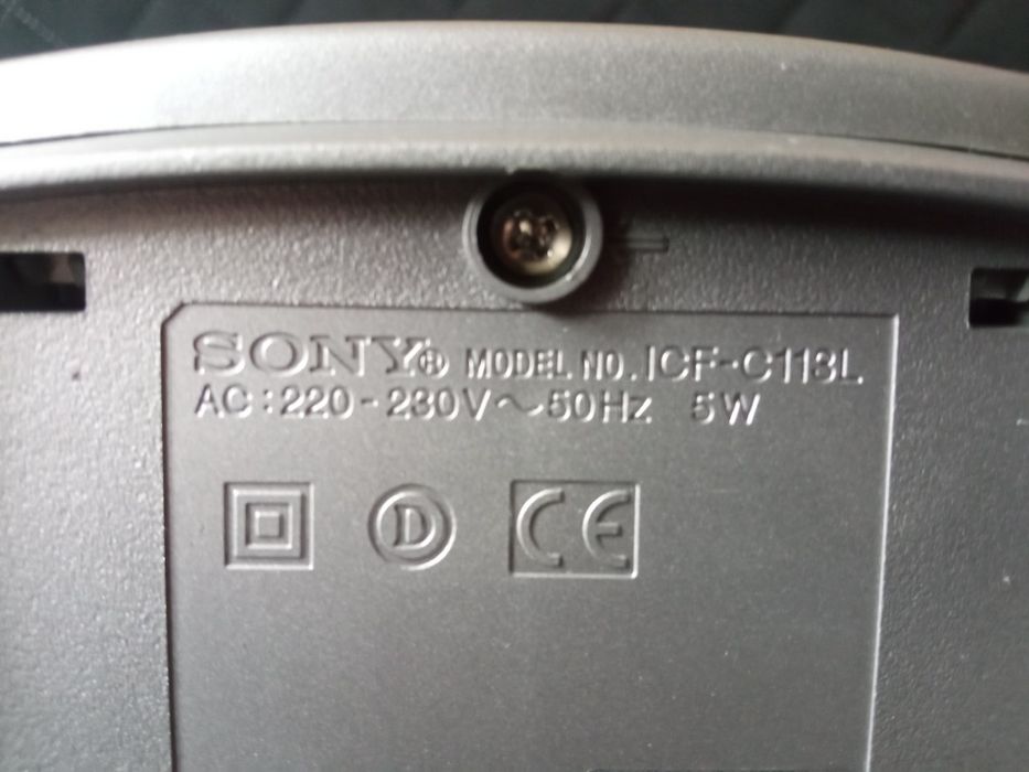 Radiobudzik Vintage SONY Dream Machine ICF-C113L Podwójny alarm