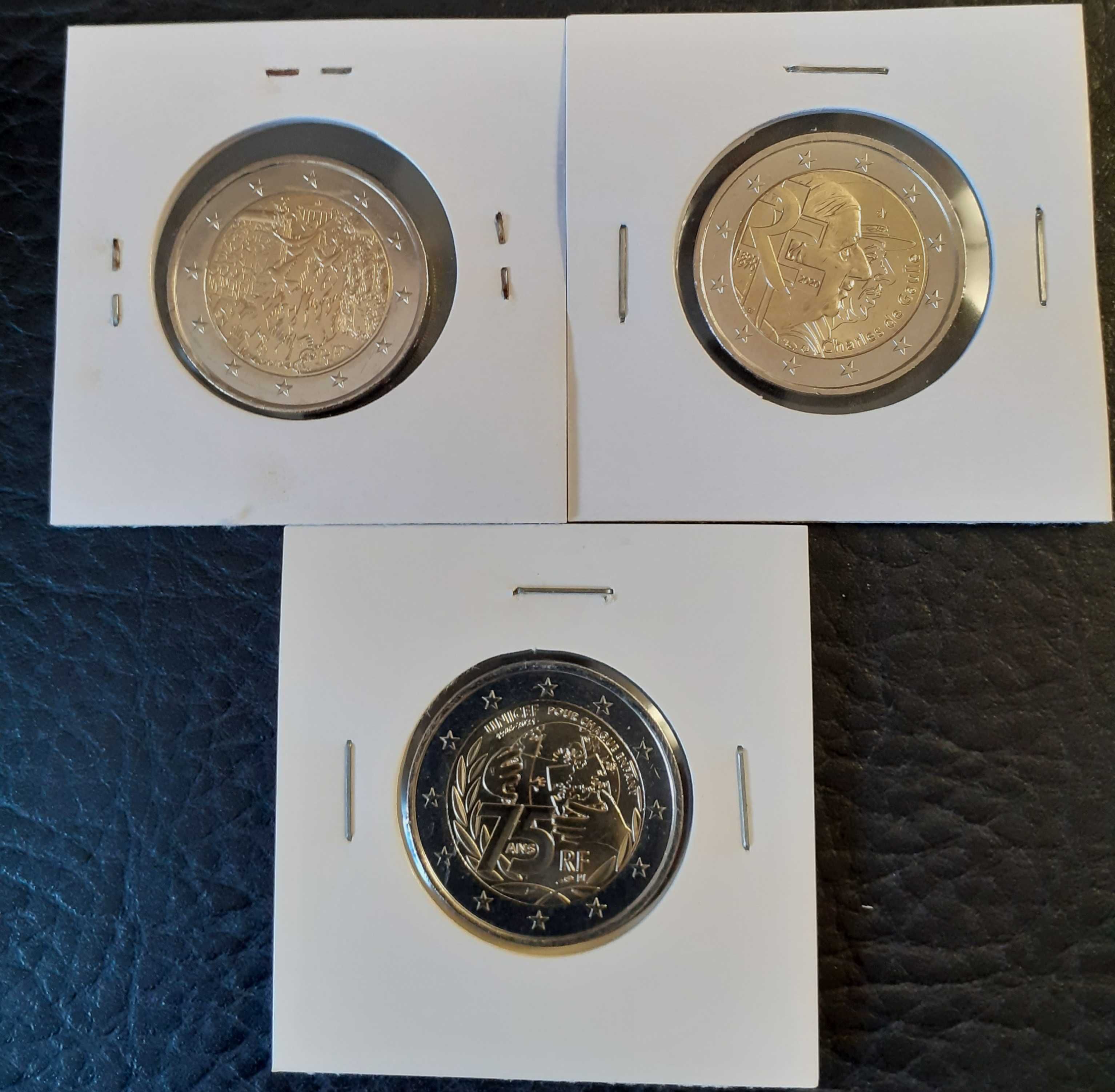 Moedas comemorativas UNC - 2 euro – FRANÇA