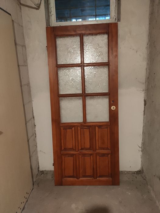 Drzwi drewniane sosnowe wewnętrzne