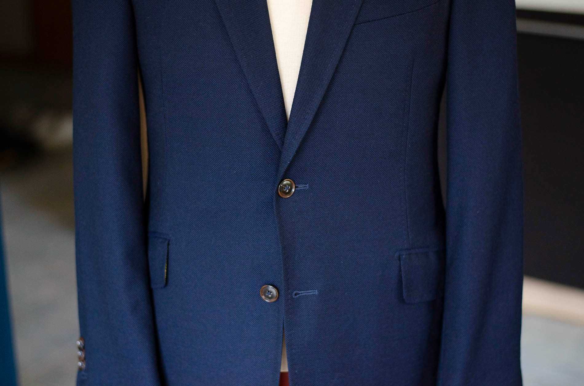 Blezer szyty na miarę, MTM, r48, Max Vela Muenchen, 100% wełna Reda