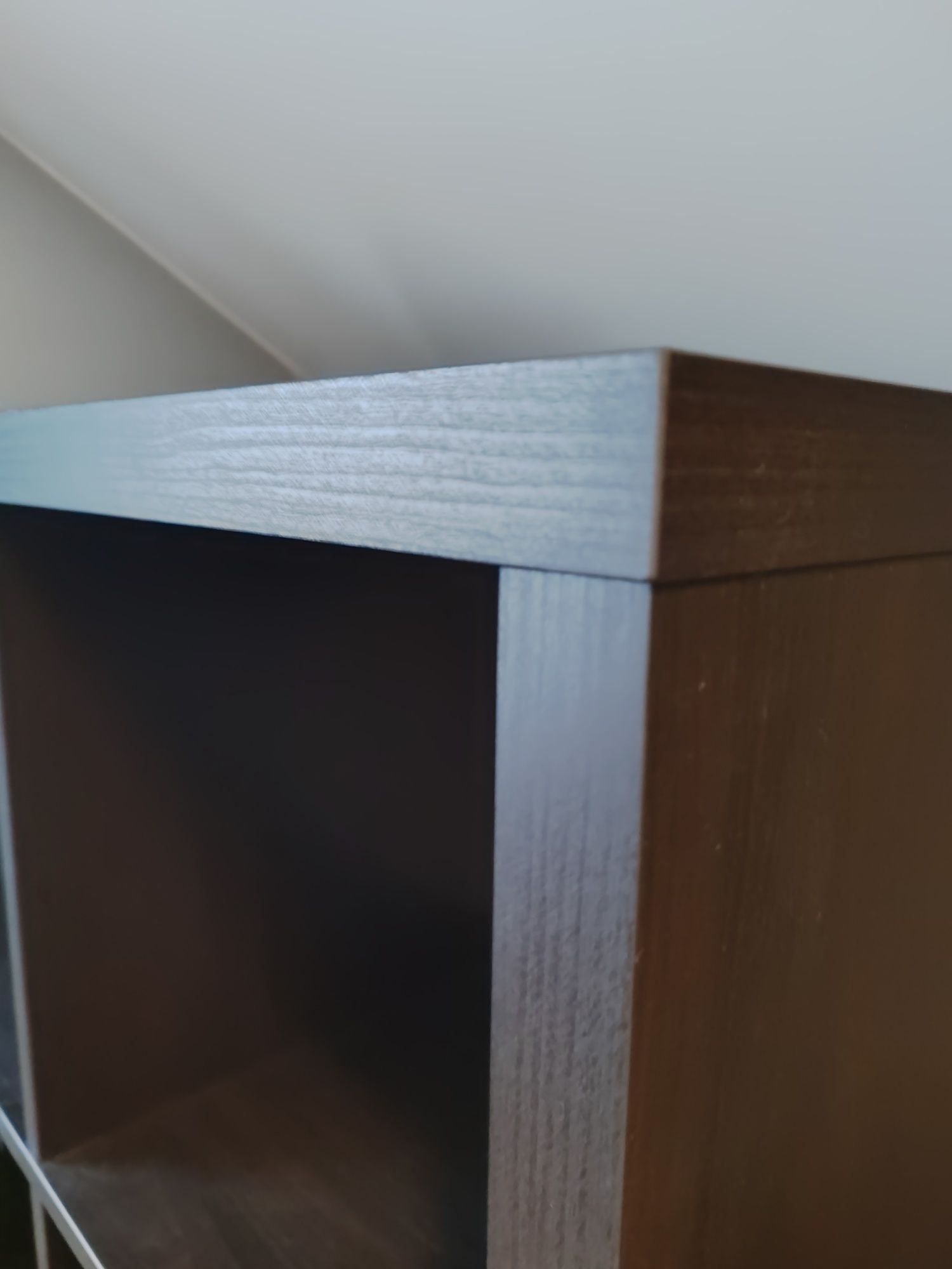 KALLAX Regał, czarnobrąz Ikea