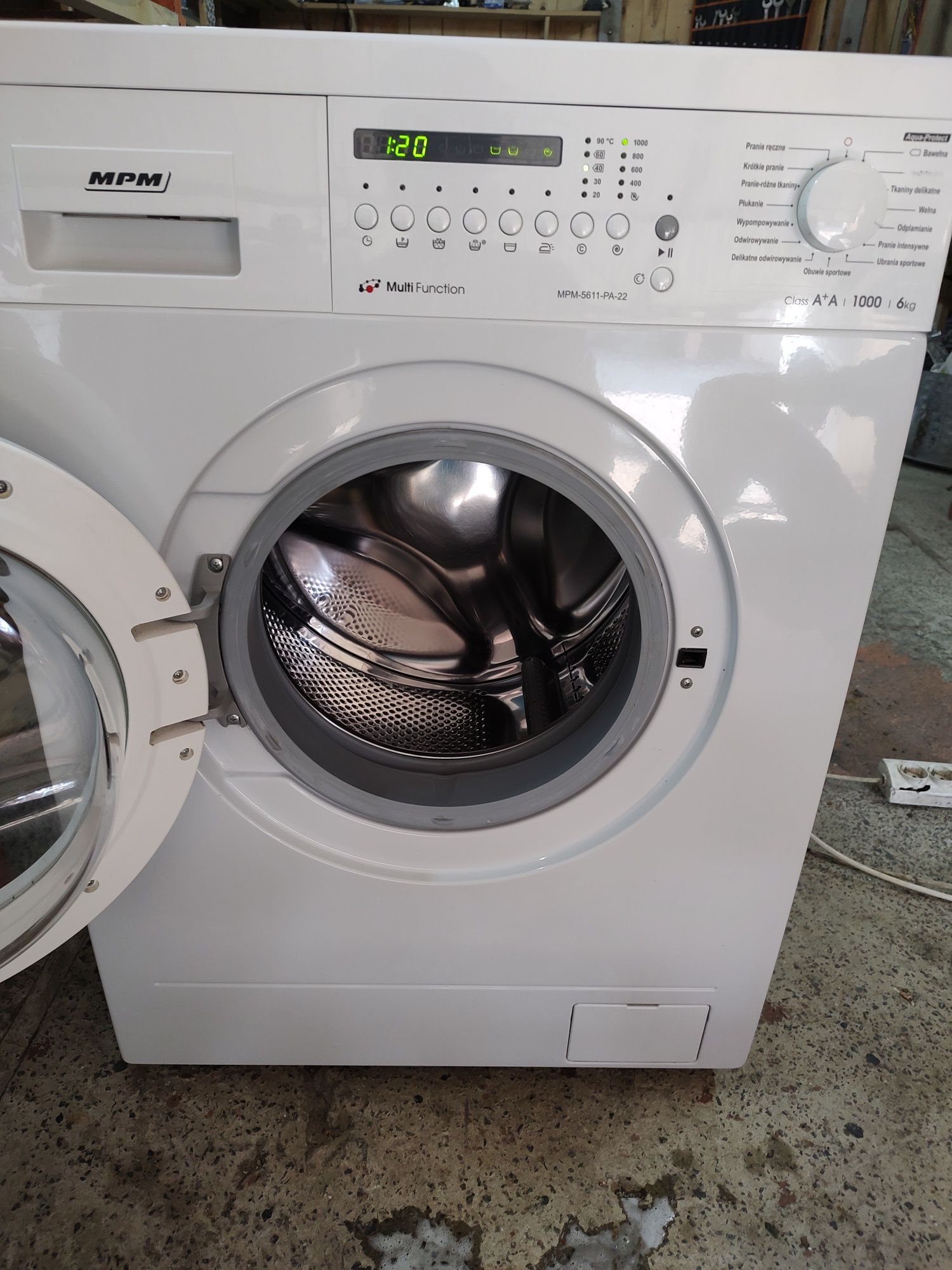 Pralka automatyczna mpm 6kg