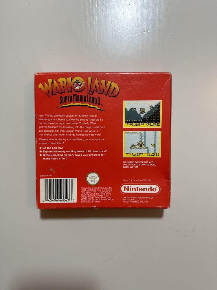 Nintendo Game Boy Wario Land Super Mario Land 3