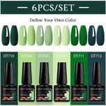 conjunto de vernizes de gel novos