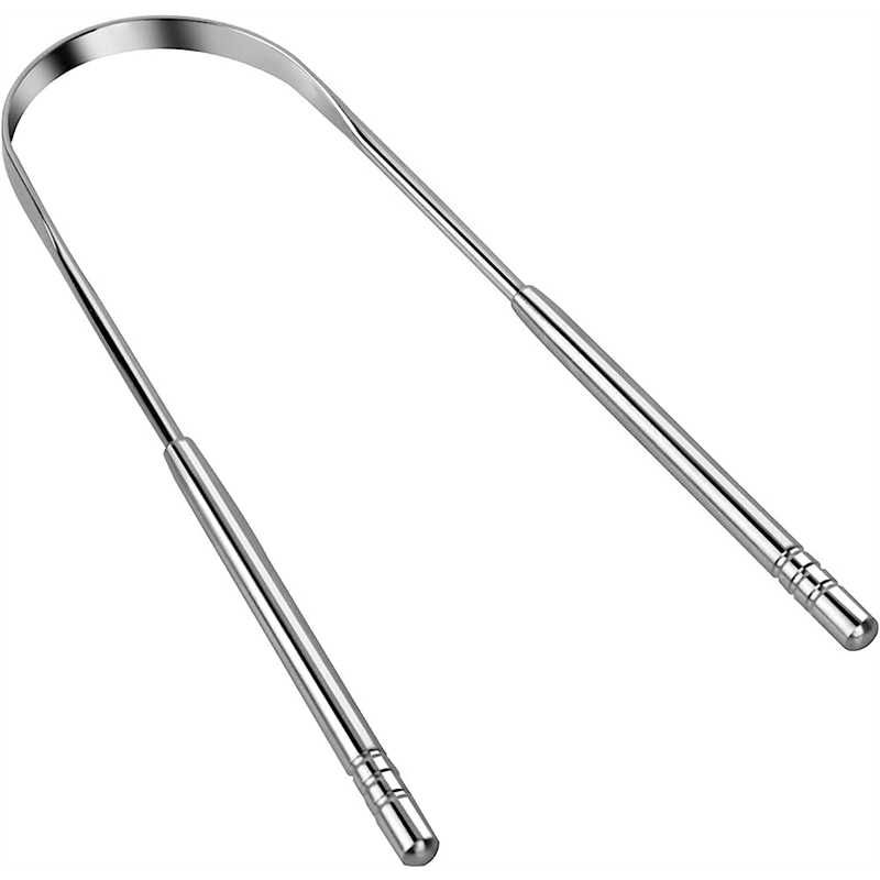 Raspador de Língua em Aço Inox – Higiene Bucal Profissional