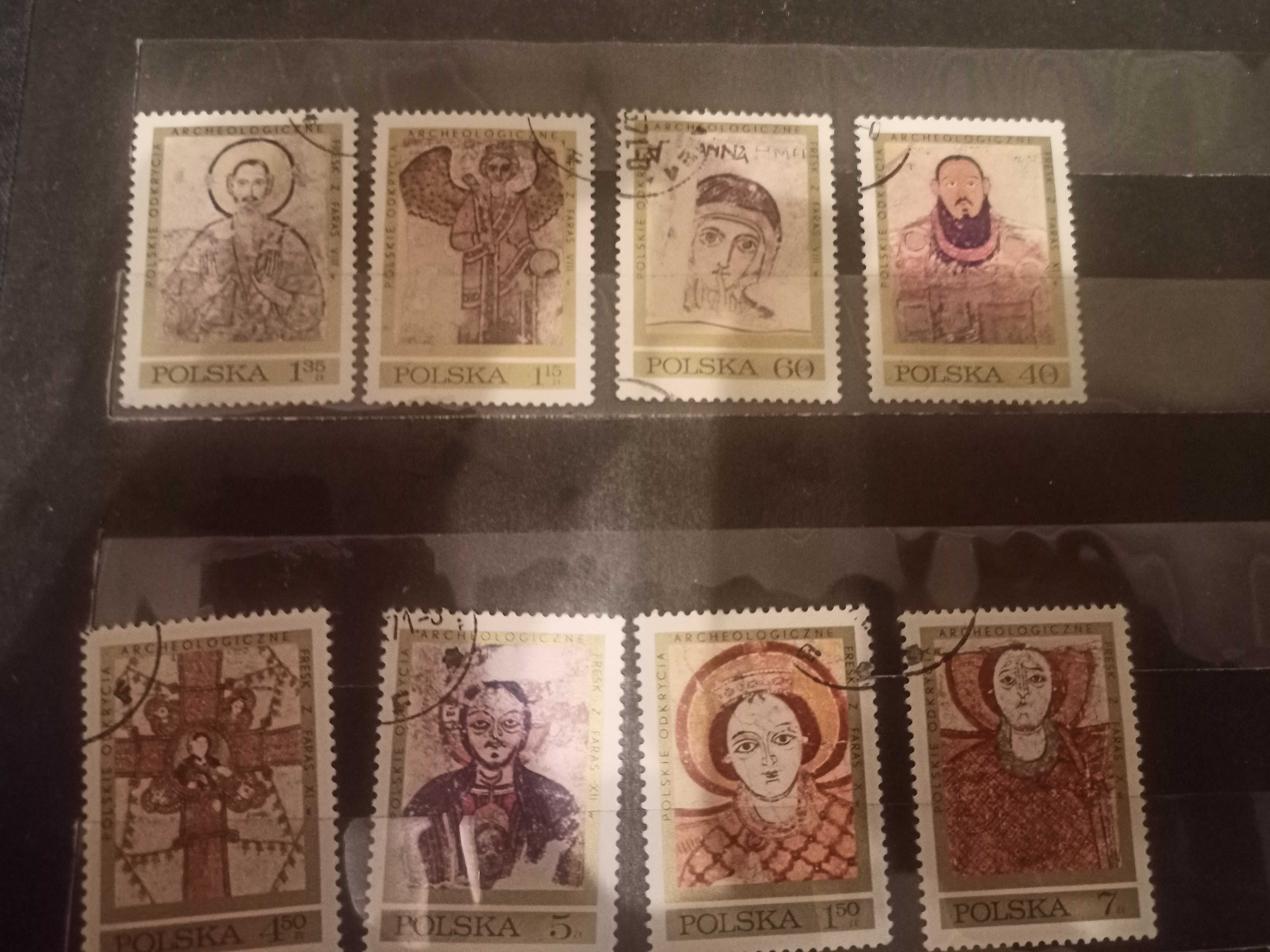 Продам марки Польша 1971 год. Фрески галереи Фарас, 8 марок