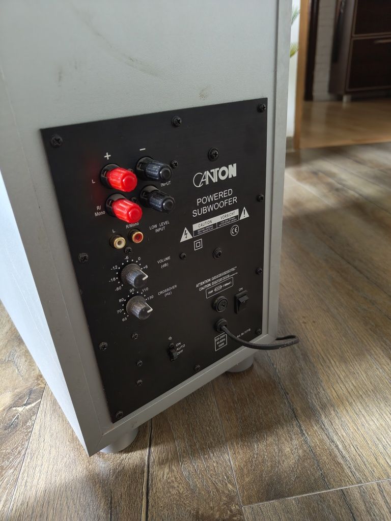 Zestaw Audio CANTON – Subwoofer AS 60 CX + Głośniki Satelitarne