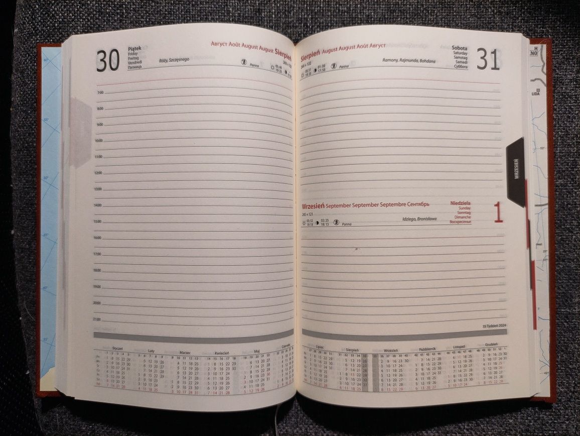 Kalendarz na 2024 rok