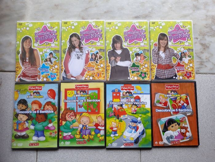 Dvd´s Infantis (Fisher Price, Magic Inglish, Patty