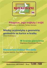 Miniatury matematyczne 59 Pitagoras, jego trójkąty - praca zbiorowa