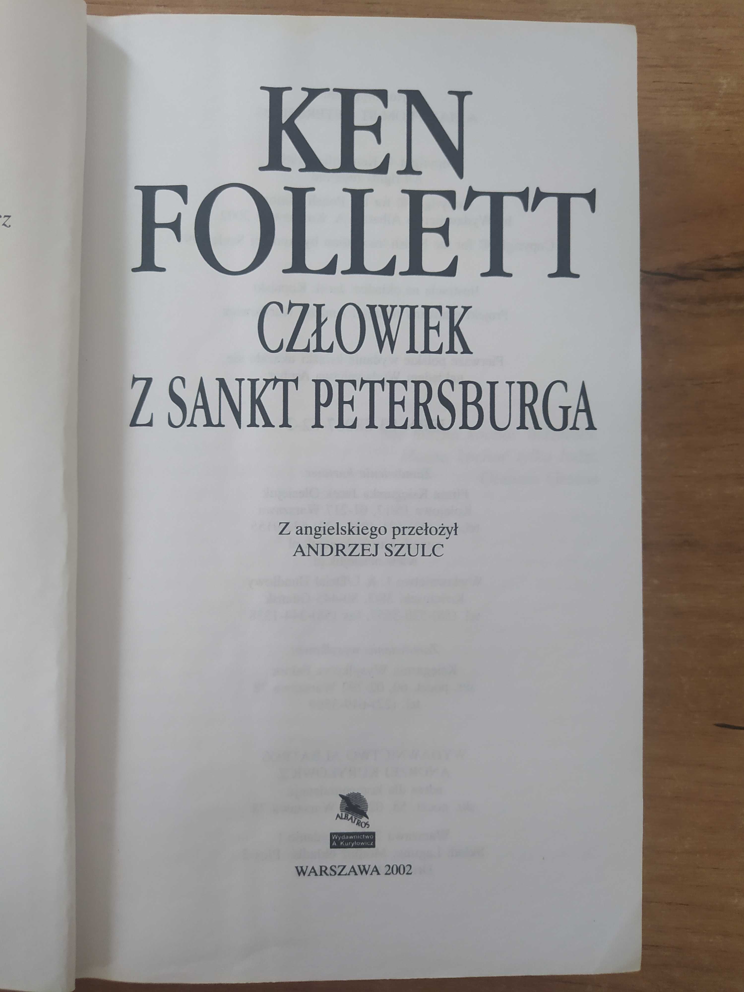 Ken Follett Człowiek z Sankt Petersburga