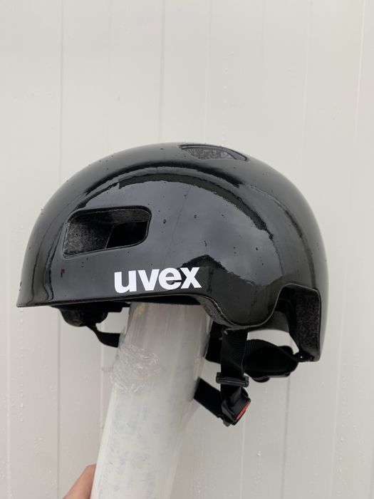 Kask Uvex HLMT4 51-55cm dzieciecy czarny rowerowy orzeszek orzech