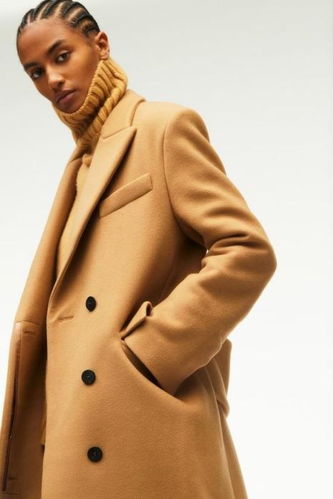 Пальто в чоловічому стилі zara limited edition