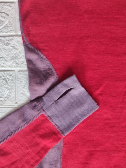 Damska bluzka termoaktywna Heldre dwuwarstwowa merino 100% XL czerwona